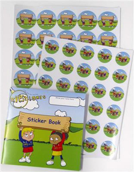 N:Vestigate Sticker Book and Stickers for Cadets